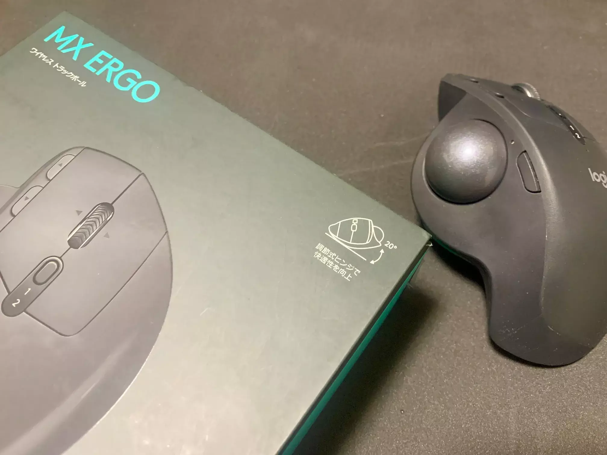 Logitech - 【数回使用】Logitech MX ERGO トラックボール 数回使用】Logitech MX ERGO トラックボール